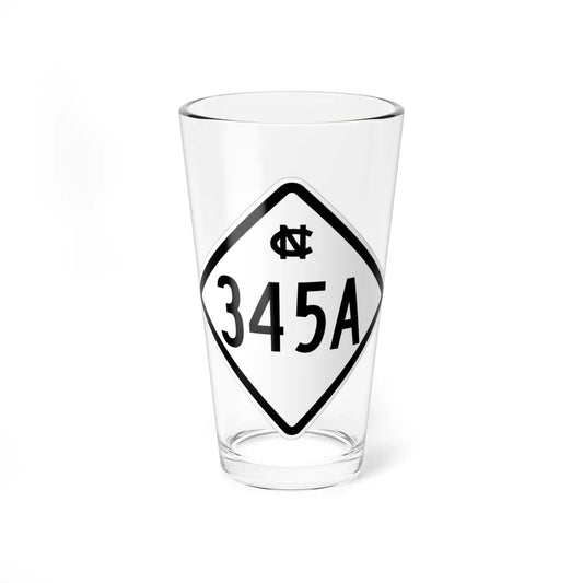 NC 345A 1957 (North Carolina) (Road Sign) Pint Glass 16oz 16oz - Go Mug Yourself