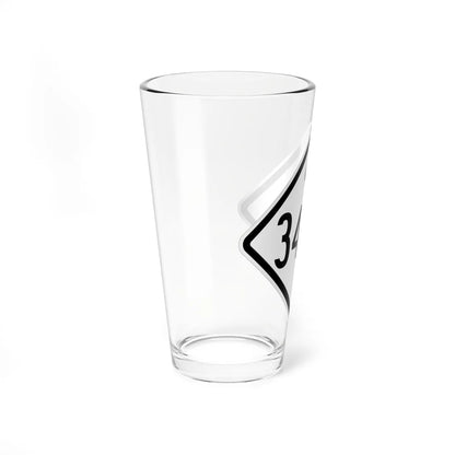 NC 345A 1957 (North Carolina) (Road Sign) Pint Glass 16oz - Go Mug Yourself