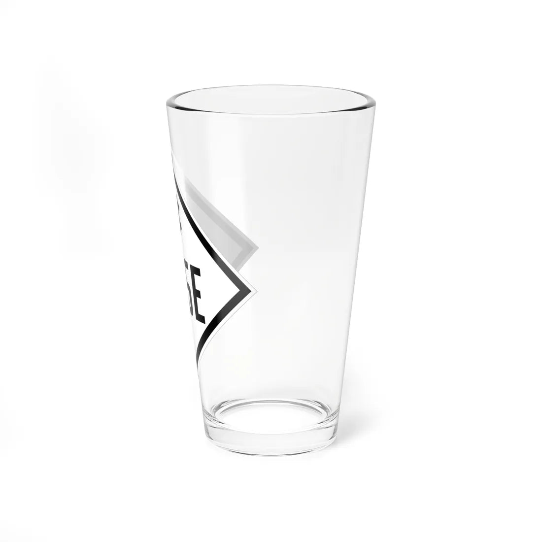 NC 345E 1945 (North Carolina) (Road Sign) Pint Glass 16oz - Go Mug Yourself