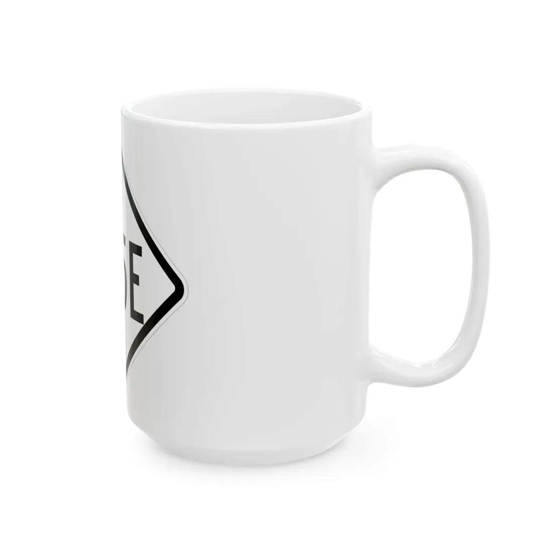 NC 345E 1957 (North Carolina) (Road Sign) White Coffee Mug - Go Mug Yourself