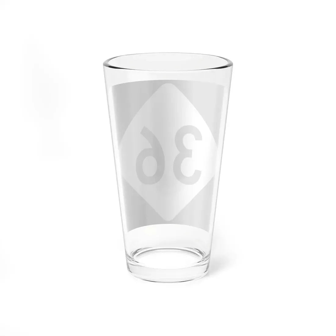 NC 36 (North Carolina) (Road Sign) Pint Glass 16oz - Go Mug Yourself