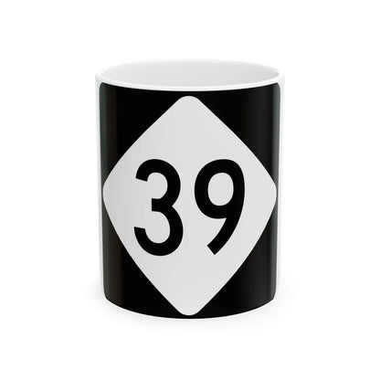 NC 39 (North Carolina) (Road Sign) White Coffee Mug 11oz - Go Mug Yourself