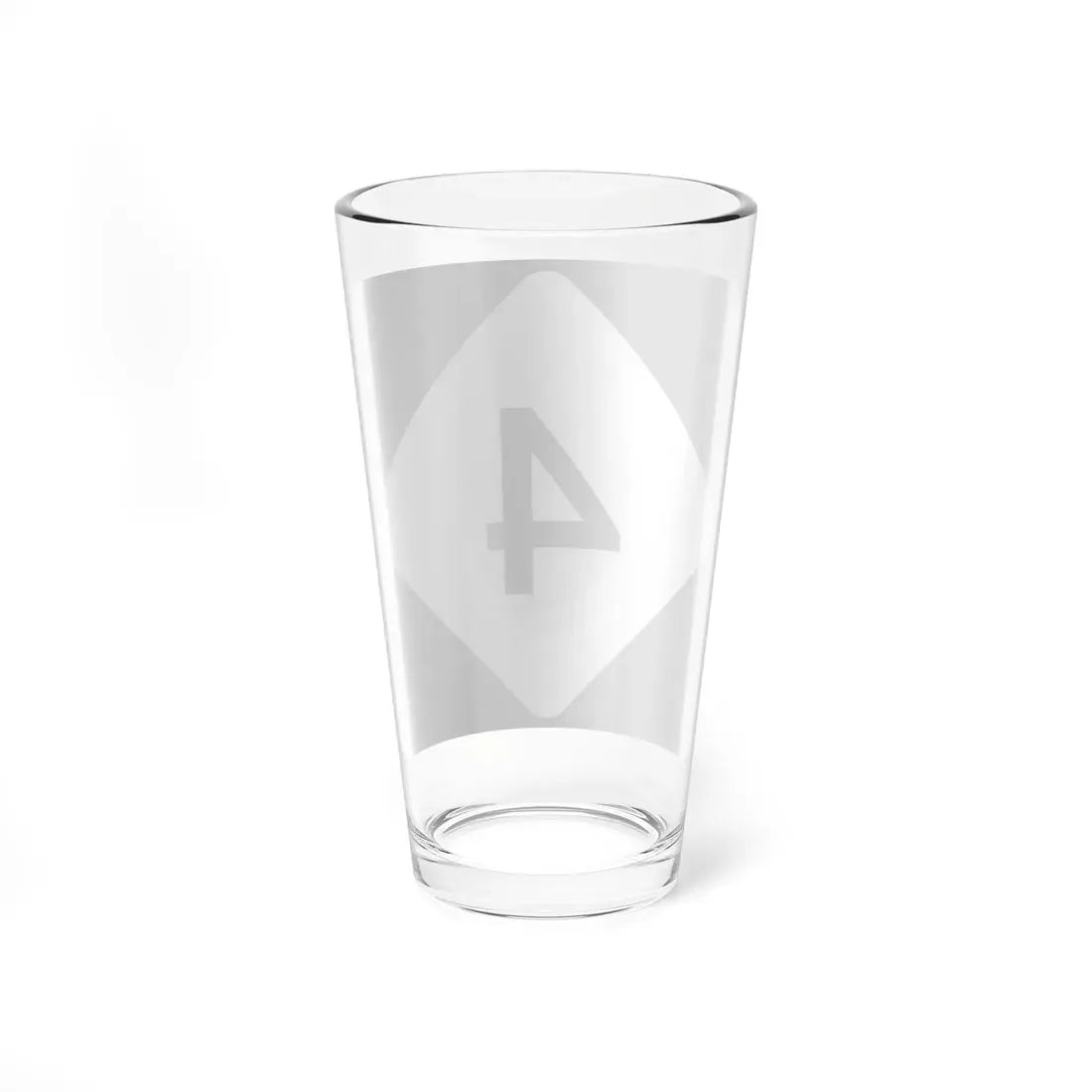 NC 4 (North Carolina) (Road Sign) Pint Glass 16oz - Go Mug Yourself