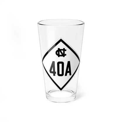 NC 40A 1945 (North Carolina) (Road Sign) Pint Glass 16oz 16oz - Go Mug Yourself
