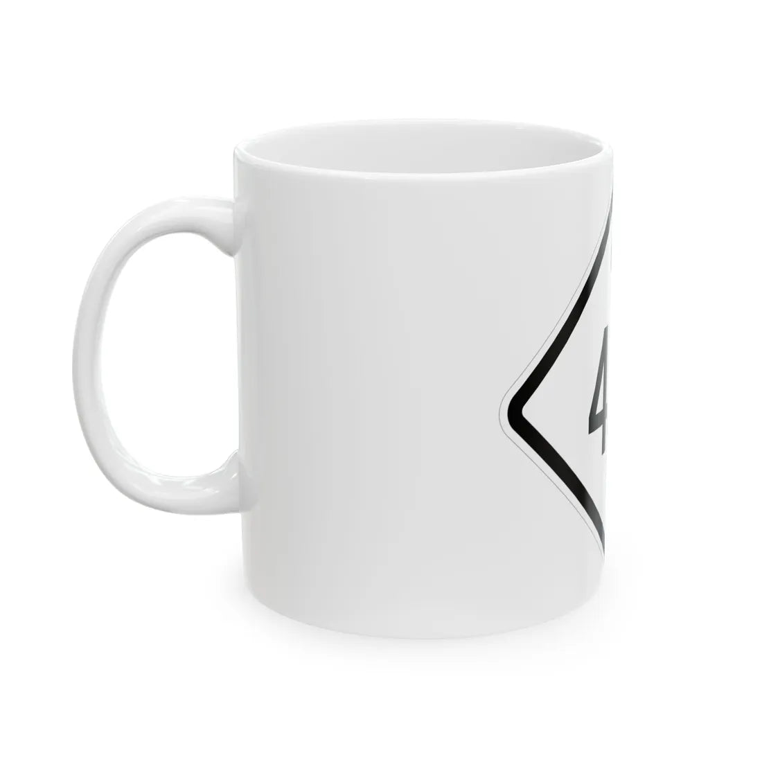 NC 422 1957 (North Carolina) (Road Sign) White Coffee Mug - Go Mug Yourself