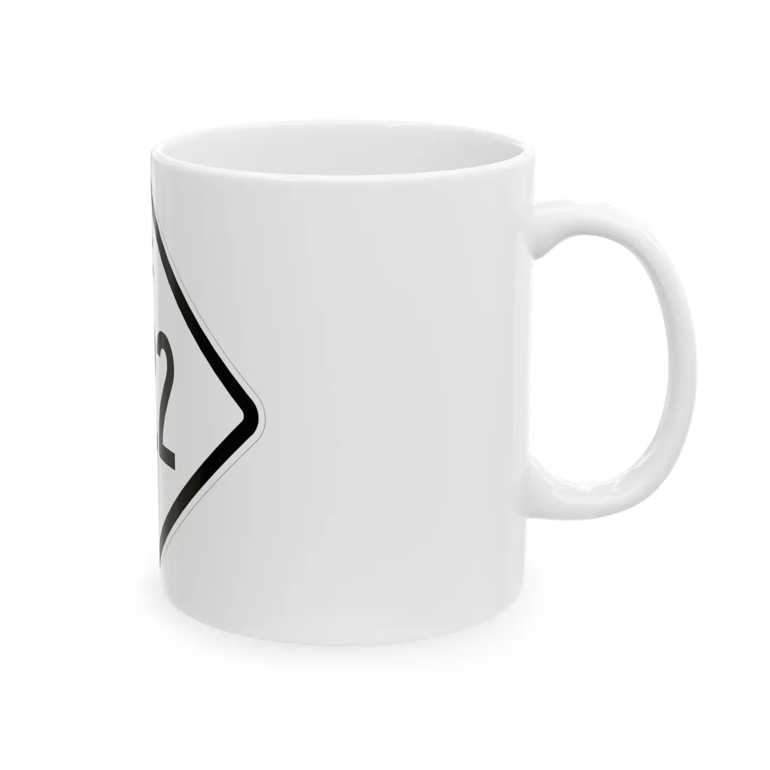 NC 422 1957 (North Carolina) (Road Sign) White Coffee Mug - Go Mug Yourself