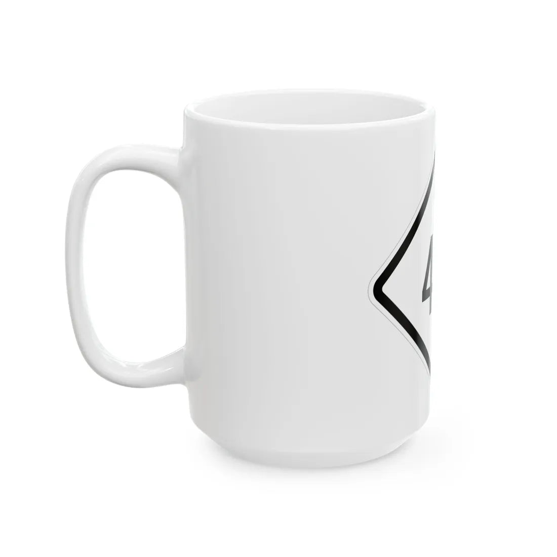 NC 422 1957 (North Carolina) (Road Sign) White Coffee Mug - Go Mug Yourself