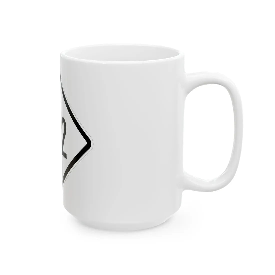 NC 422 1957 (North Carolina) (Road Sign) White Coffee Mug - Go Mug Yourself