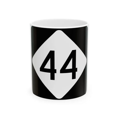 NC 44 (North Carolina) (Road Sign) White Coffee Mug 11oz - Go Mug Yourself