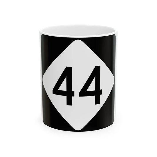 NC 44 (North Carolina) (Road Sign) White Coffee Mug 11oz - Go Mug Yourself