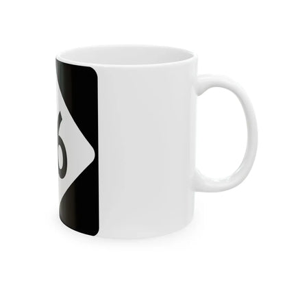 NC 46 (North Carolina) (Road Sign) White Coffee Mug - Go Mug Yourself