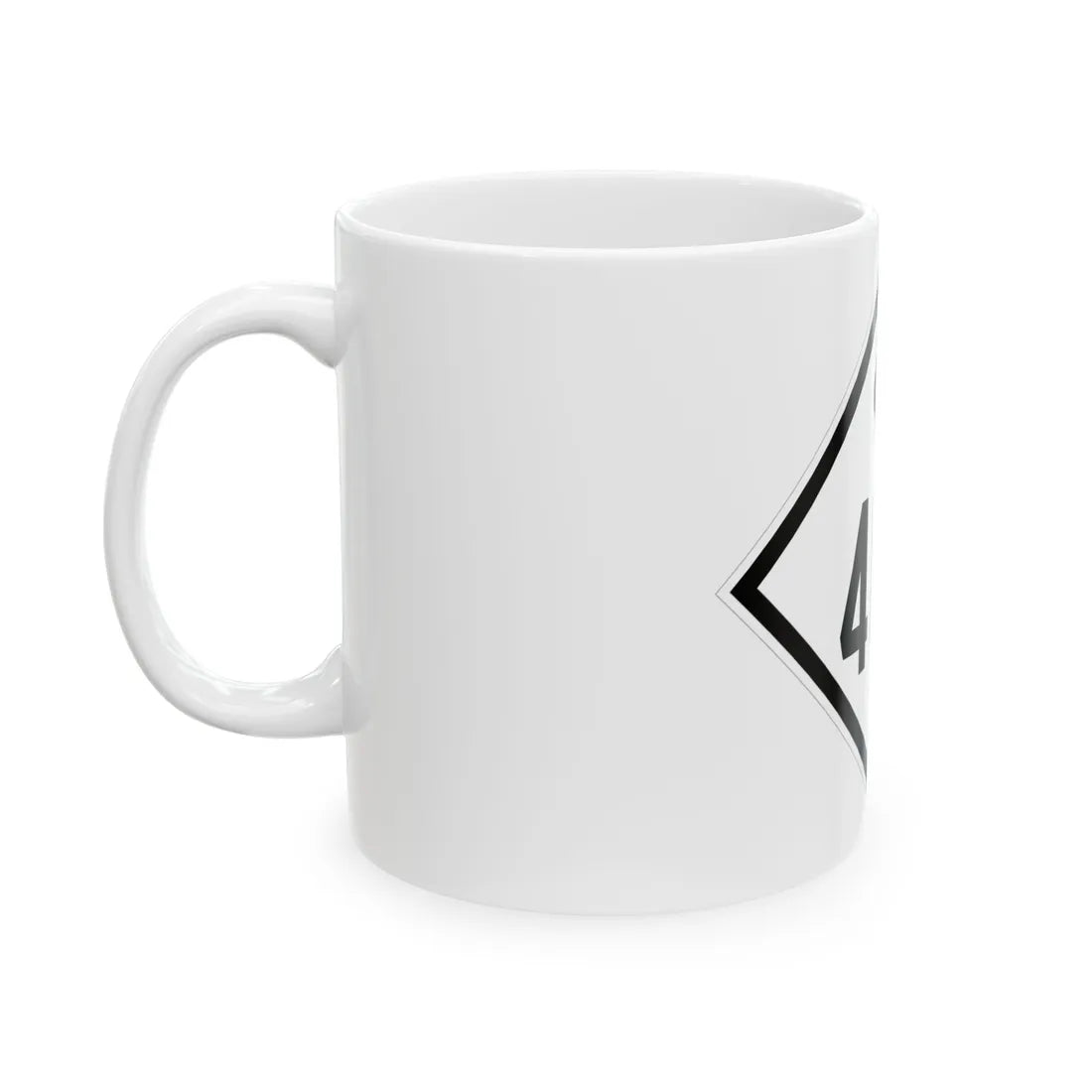 NC 482 1945 (North Carolina) (Road Sign) White Coffee Mug - Go Mug Yourself