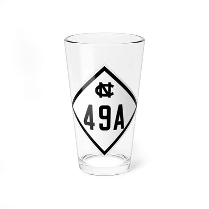 NC 49A 1945 (North Carolina) (Road Sign) Pint Glass 16oz 16oz - Go Mug Yourself