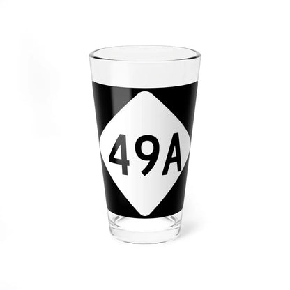 NC 49A (North Carolina) (Road Sign) Pint Glass 16oz 16oz - Go Mug Yourself