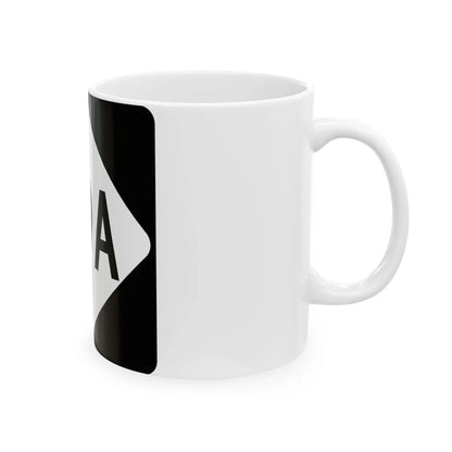 NC 49A (North Carolina) (Road Sign) White Coffee Mug - Go Mug Yourself