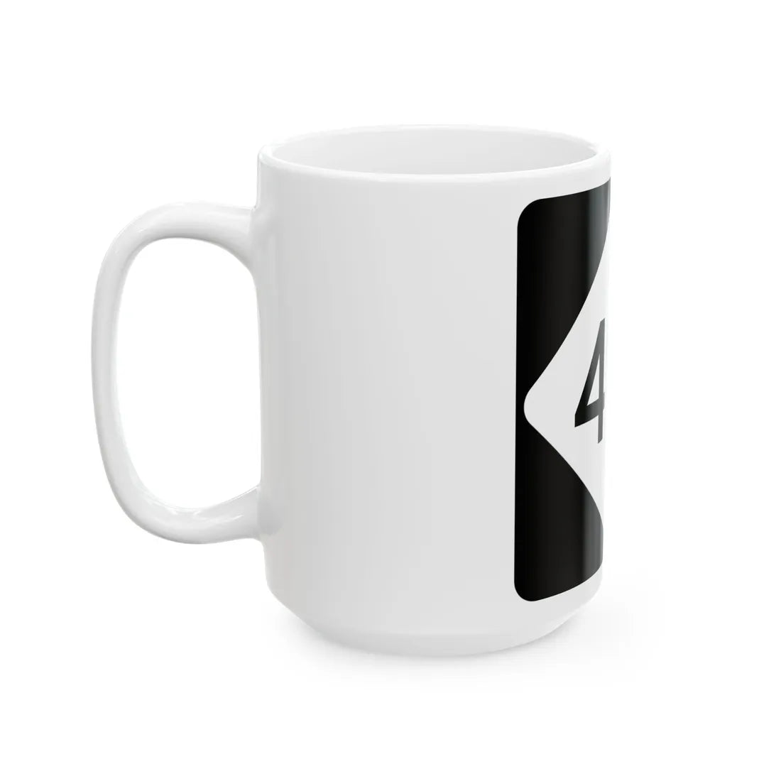 NC 49A (North Carolina) (Road Sign) White Coffee Mug - Go Mug Yourself