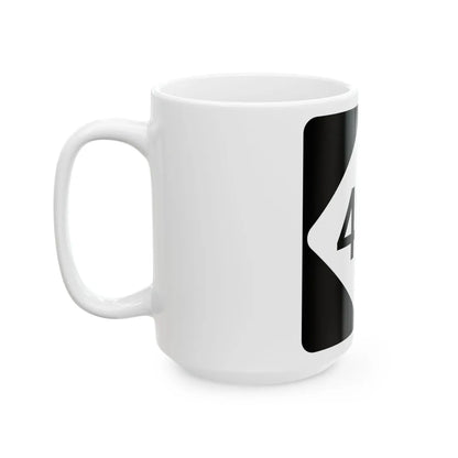 NC 49A (North Carolina) (Road Sign) White Coffee Mug - Go Mug Yourself