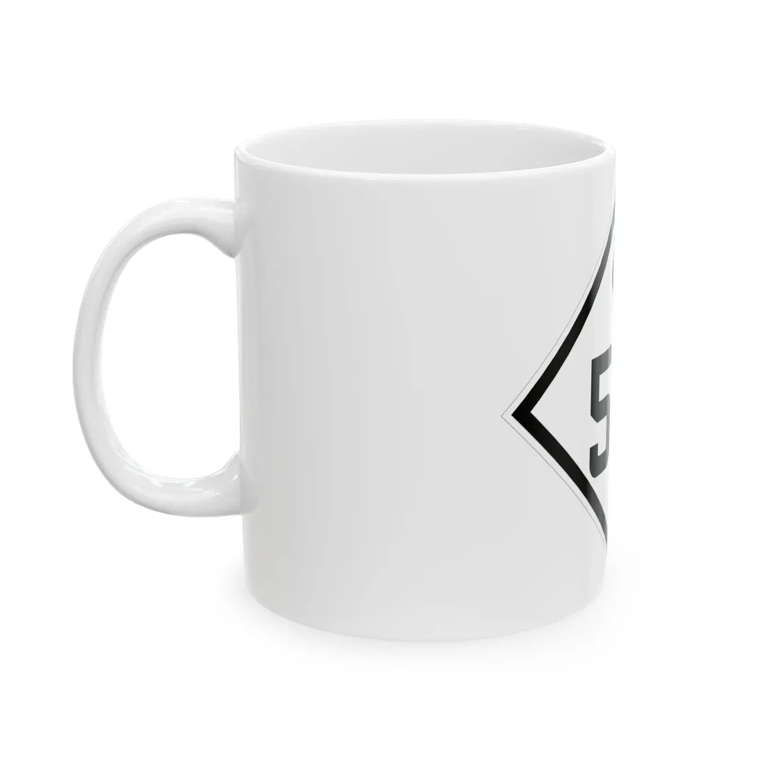 NC 515 1945 (North Carolina) (Road Sign) White Coffee Mug - Go Mug Yourself