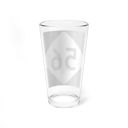 NC 56 (North Carolina) (Road Sign) Pint Glass 16oz - Go Mug Yourself