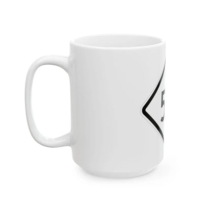 NC 581 1957 (North Carolina) (Road Sign) White Coffee Mug - Go Mug Yourself