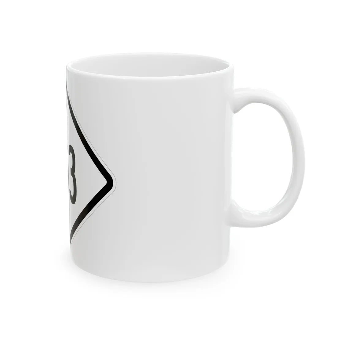 NC 603 1957 (North Carolina) (Road Sign) White Coffee Mug - Go Mug Yourself
