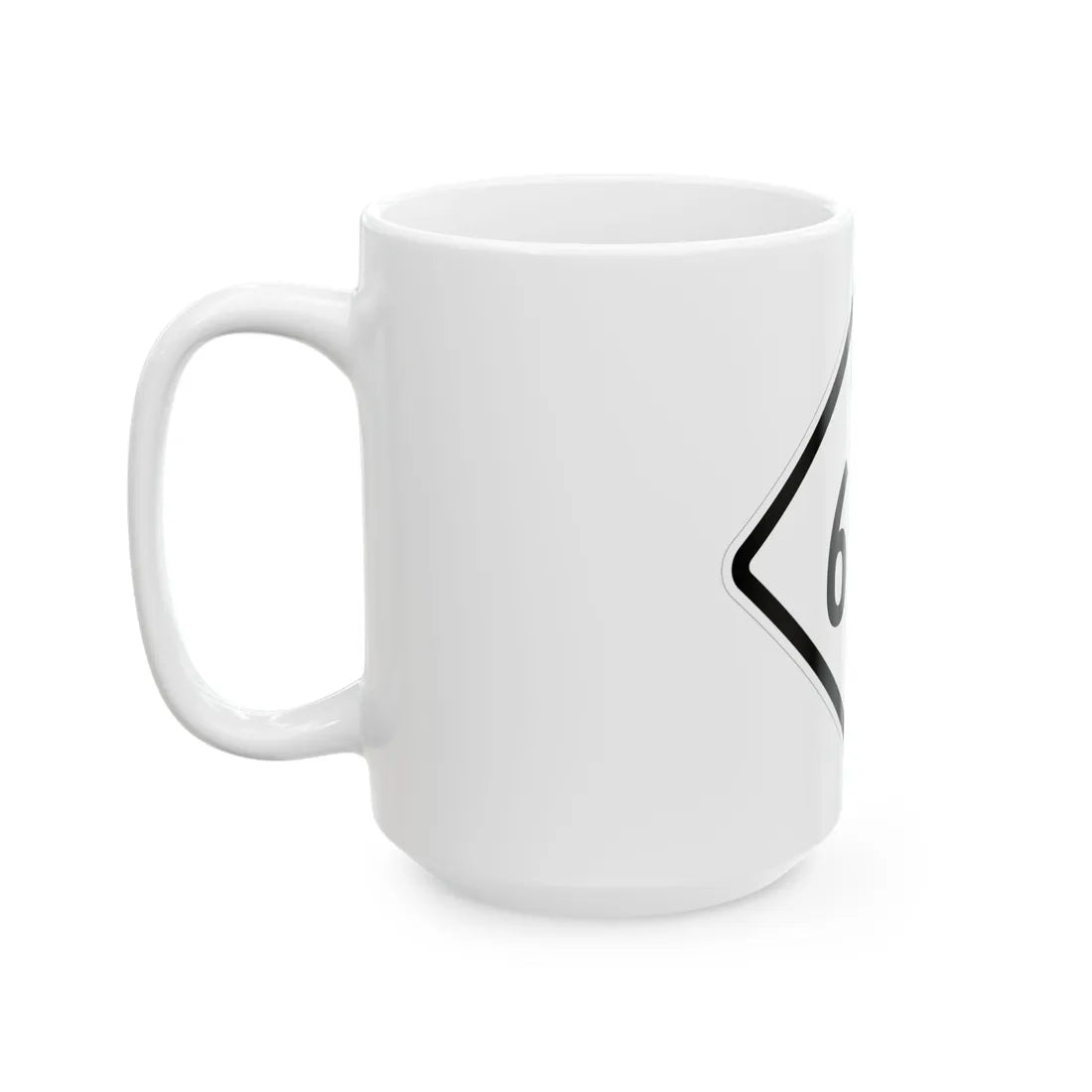 NC 603 1957 (North Carolina) (Road Sign) White Coffee Mug - Go Mug Yourself
