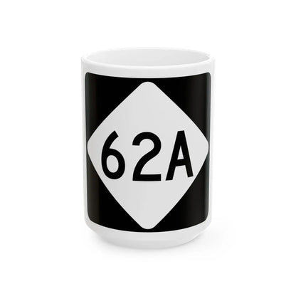 NC 62A (North Carolina) (Road Sign) White Coffee Mug 15oz - Go Mug Yourself