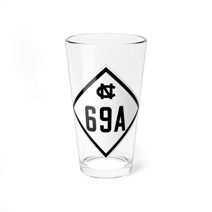 NC 69A 1945 (North Carolina) (Road Sign) Pint Glass 16oz 16oz - Go Mug Yourself