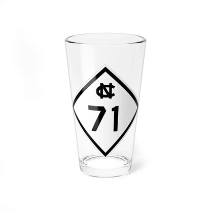NC 71 1945 (North Carolina) (Road Sign) Pint Glass 16oz 16oz - Go Mug Yourself