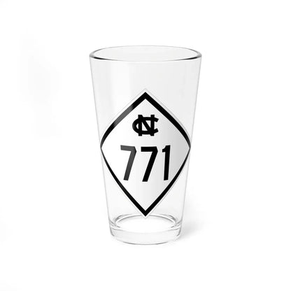 NC 771 1945 (North Carolina) (Road Sign) Pint Glass 16oz 16oz - Go Mug Yourself