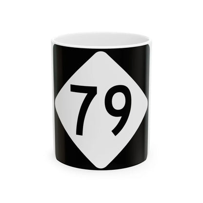 NC 79 (North Carolina) (Road Sign) White Coffee Mug 11oz - Go Mug Yourself