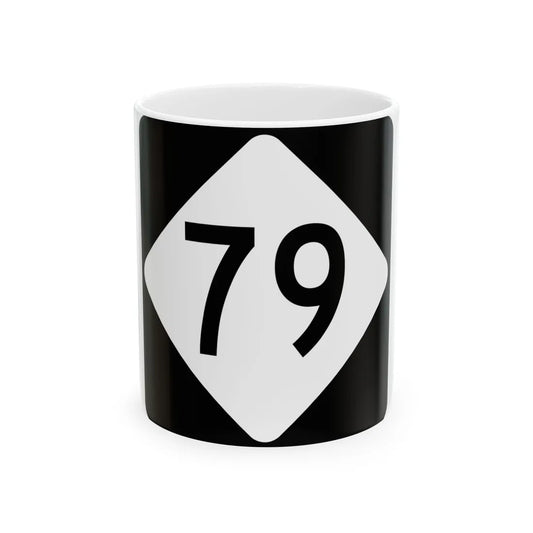 NC 79 (North Carolina) (Road Sign) White Coffee Mug 11oz - Go Mug Yourself