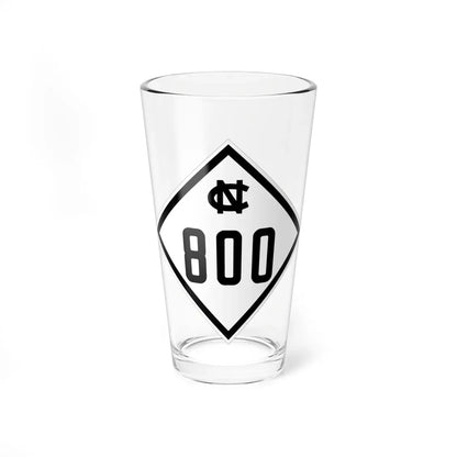 NC 800 1945 (North Carolina) (Road Sign) Pint Glass 16oz 16oz - Go Mug Yourself