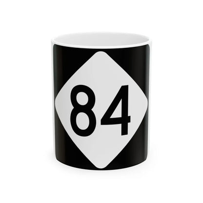 NC 84 (North Carolina) (Road Sign) White Coffee Mug 11oz - Go Mug Yourself