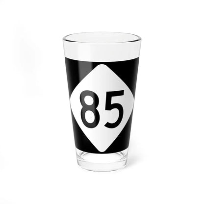 NC 85 (North Carolina) (Road Sign) Pint Glass 16oz 16oz - Go Mug Yourself