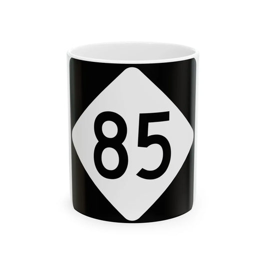 NC 85 (North Carolina) (Road Sign) White Coffee Mug 11oz - Go Mug Yourself