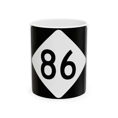 NC 86 (North Carolina) (Road Sign) White Coffee Mug 11oz - Go Mug Yourself