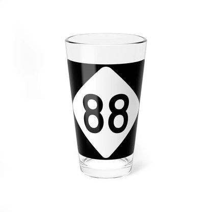 NC 88 (North Carolina) (Road Sign) Pint Glass 16oz 16oz - Go Mug Yourself