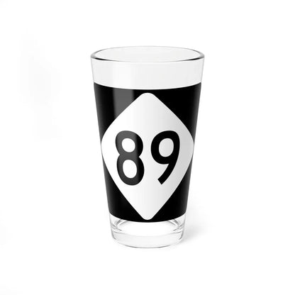 NC 89 (North Carolina) (Road Sign) Pint Glass 16oz 16oz - Go Mug Yourself
