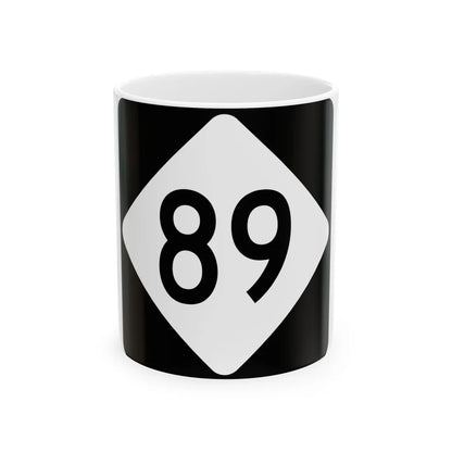 NC 89 (North Carolina) (Road Sign) White Coffee Mug 11oz - Go Mug Yourself
