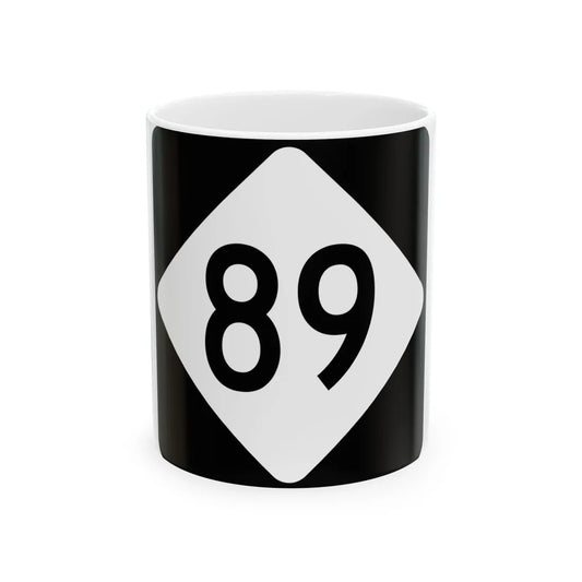 NC 89 (North Carolina) (Road Sign) White Coffee Mug 11oz - Go Mug Yourself