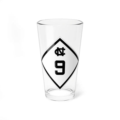 NC 9 1945 (North Carolina) (Road Sign) Pint Glass 16oz 16oz - Go Mug Yourself