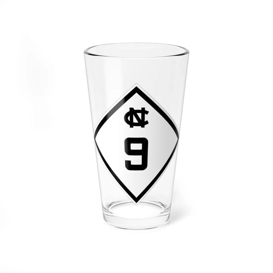 NC 9 1945 (North Carolina) (Road Sign) Pint Glass 16oz 16oz - Go Mug Yourself
