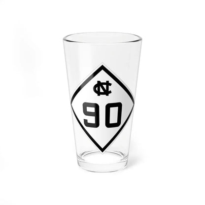 NC 90 1945 (North Carolina) (Road Sign) Pint Glass 16oz 16oz - Go Mug Yourself