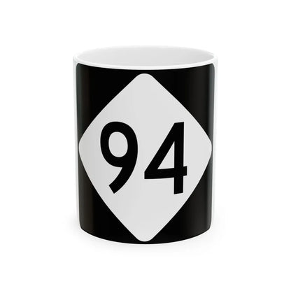 NC 94 (North Carolina) (Road Sign) White Coffee Mug 11oz - Go Mug Yourself
