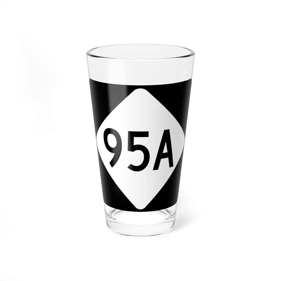 NC 95A (North Carolina) (Road Sign) Pint Glass 16oz 16oz - Go Mug Yourself