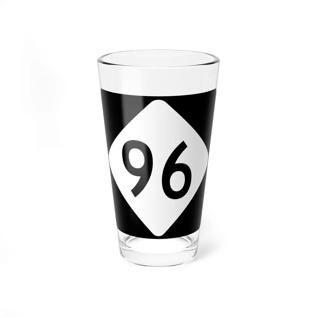 NC 96 (North Carolina) (Road Sign) Pint Glass 16oz 16oz - Go Mug Yourself