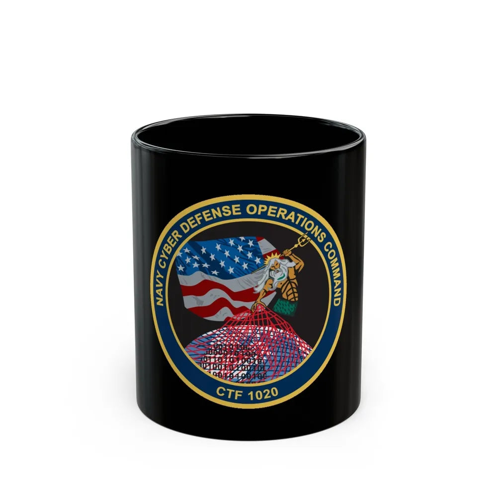 NCDOC CPOA CTF 1020 (U.S. Navy) Black Coffee Mug-11oz-Go Mug Yourself