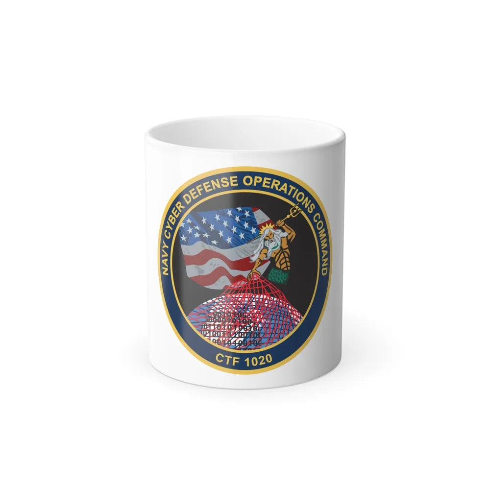 NCDOC CPOA CTF 1020 (U.S. Navy) Color Changing Mug 11oz-11oz-Go Mug Yourself