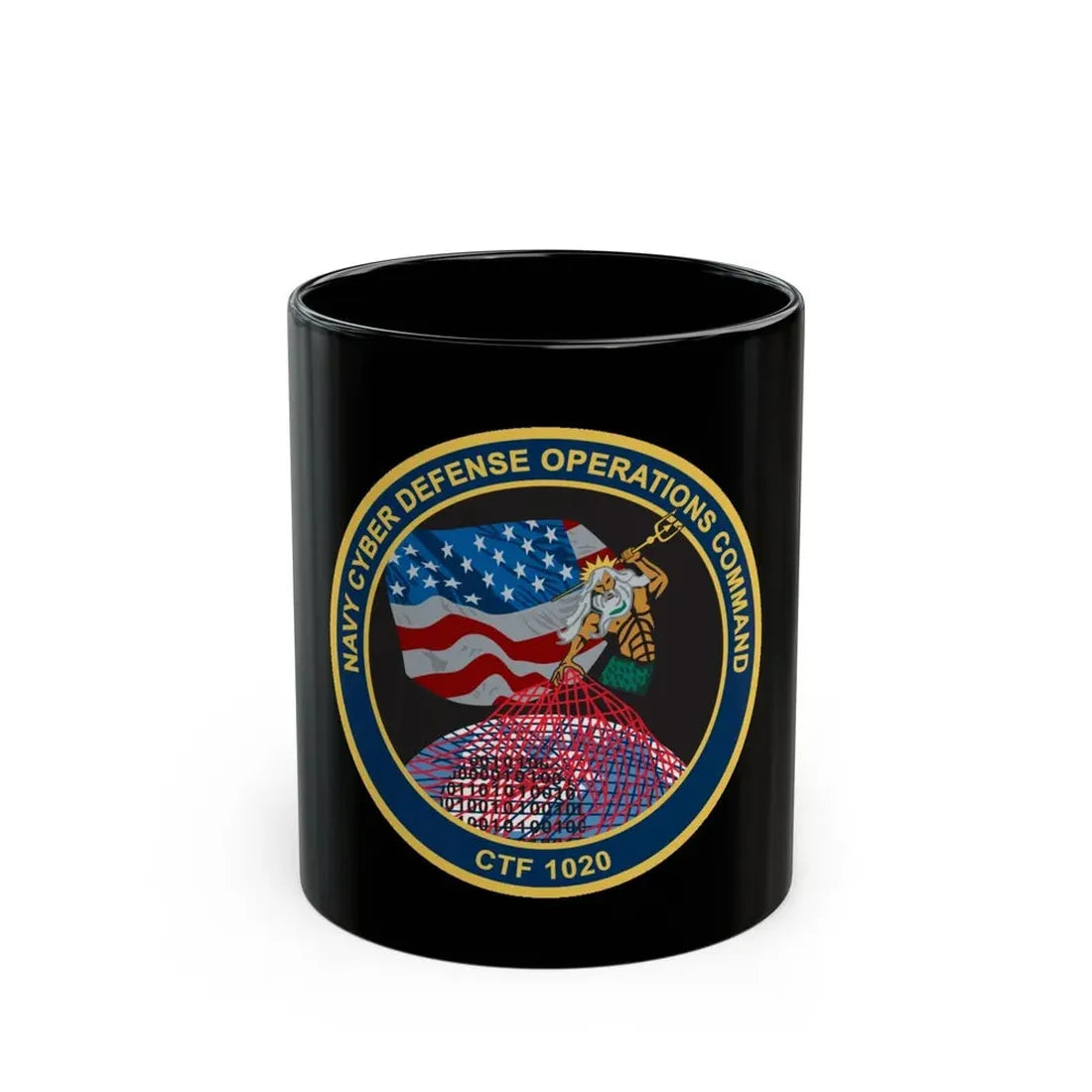 NCDOC CPOA CTF 1020 (U.S. Navy) Black Coffee Mug 11oz - Go Mug Yourself